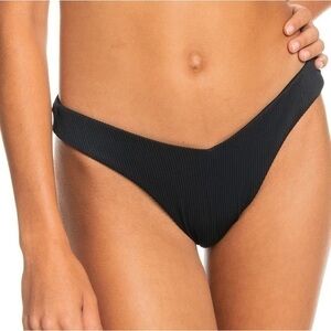 Roxy Roxy Love Ribbed Cheeky V Bikini Swimsuit Bottoms Size XL New